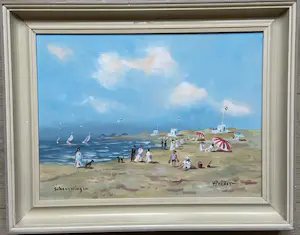Henk Poeder - Strand nabij Scheveningen kopen? Bied vanaf 149!