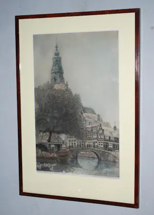 Frans Everbag - Zuidertoren - Amsterdam - kleurets - oplage 100 kopen? Bied vanaf 60!