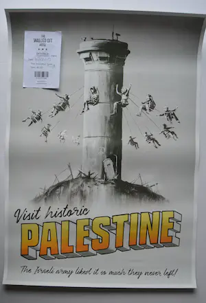 Banksy - Visit historic Palestine kopen? Bied vanaf 125!