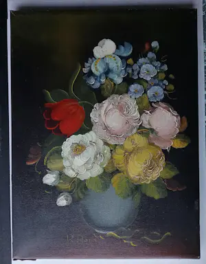 R. Rosini - Stilleven -Vaas met Bloemen kopen? Bied vanaf 75!
