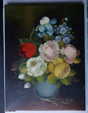 R. Rosini - Stilleven -Vaas met Bloemen kopen? Bied vanaf 75!
