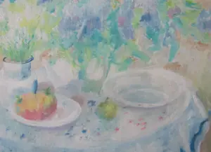Theo Van Rintel - Stilleven met bloemen en fruit kopen? Bied vanaf 400!