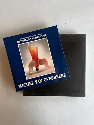 Michel van Overbeeke - Bijzondere lamp van glas / Droomluchter - inclusief 2 boeken! kopen? Bied vanaf 200!