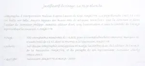 Rene Magritte - (naar) La page blache (1967) - Lithografie - 57,5x77,5 cm kopen? Bied vanaf 520!