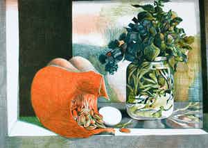 Nicolaas Wijnberg - Litho: De pompoen voor Juan Sánchez - 1983 verkocht voor € 80!