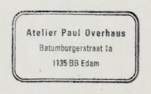 Paul Overhaus - Houtsnede, Lot van drie stedelijke voorstellingen kopen? Bied vanaf 10!