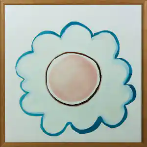 Paul Nassenstein - Gouache op papier, Bloem verkocht voor € 70!