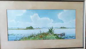 Niet of onleesbaar gesigneerd - Landschap kopen? Bied vanaf 1!