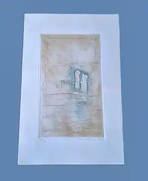 Jan Montyn - in 1982 gemaakte Ets & Aquatint - ZT- kleine oplage (30) - potloodgesigneerd kopen? Bied vanaf 63!