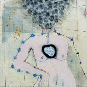Terry Thompson - tekening op canvas. kopen? Bied vanaf 95!