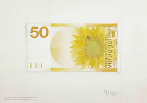 Ootje Oxenaar - Litho, Ontwerp 50 gulden biljet kopen? Bied vanaf 1!