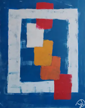 Wiesje van Dam - A rectangular composition kopen? Bied vanaf 30!