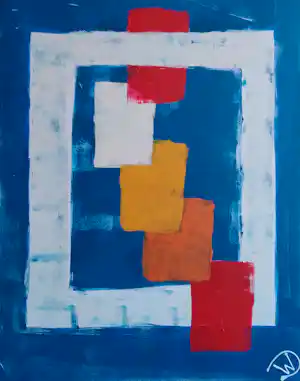 Wiesje van Dam - A rectangular composition kopen? Bied vanaf 30!
