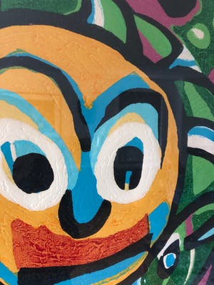 Karel Appel - Clown au Serpent kopen? Bied vanaf 1650!