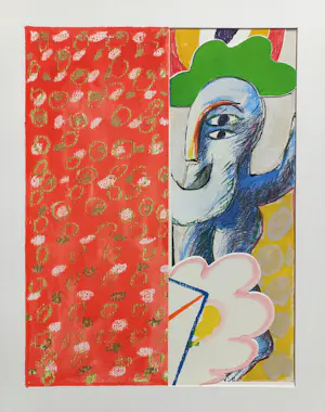 Horst Antes - Strip Teeth, complete uitgave met 7 pochoirs + gesigneerde aquarel kopen? Bied vanaf 695!