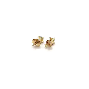 New brillant earrings in 14 Karat (585) yellowgold with natural fancy color kopen? Bied vanaf 650!