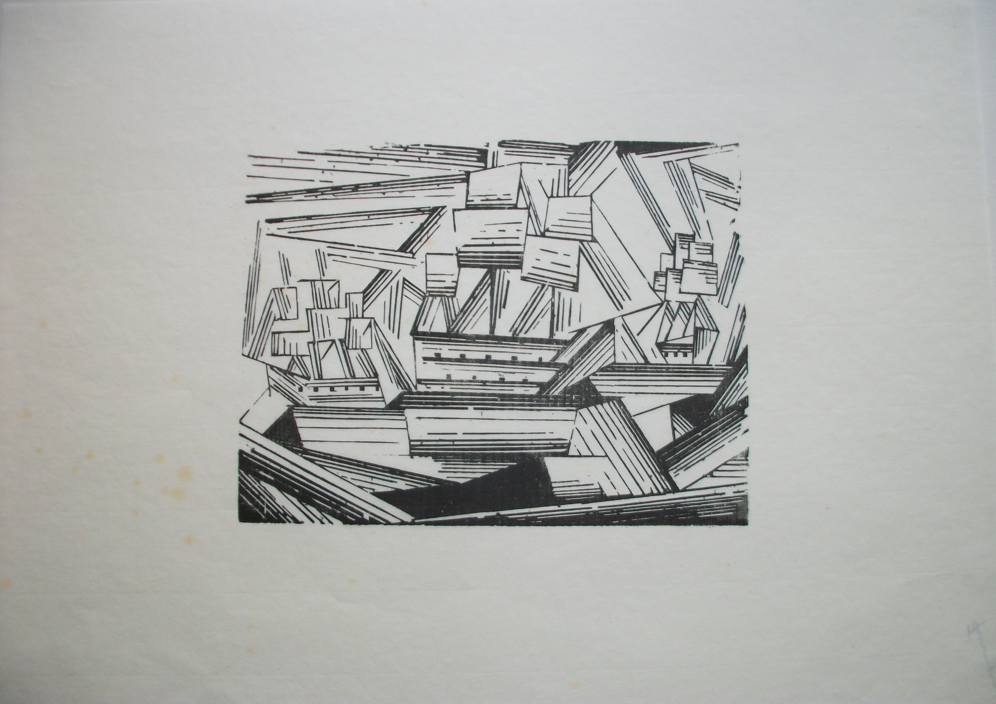 Lyonel Feininger - Kreuzende Segelschiffe II. kopen? Bied vanaf 1190!
