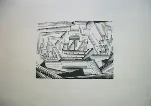 Lyonel Feininger - Kreuzende Segelschiffe II. kopen? Bied vanaf 1190!