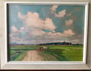 Johannes Elsinga - Landschap kopen? Bied vanaf 400!